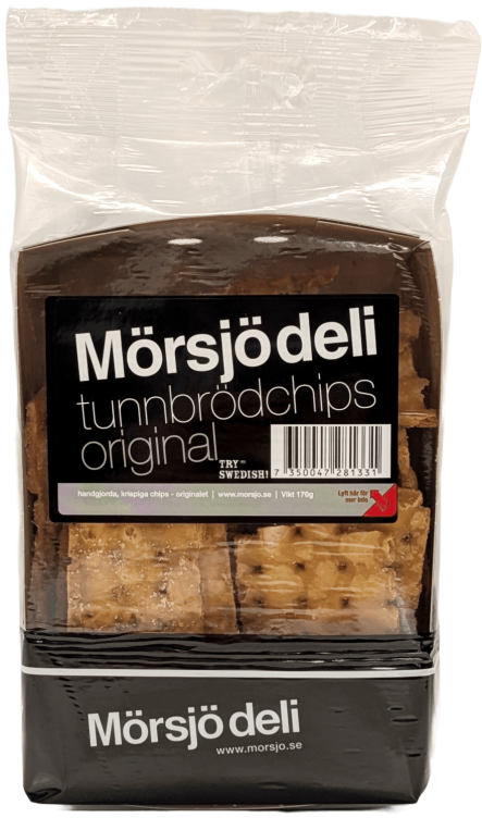 Tunnbrødchips